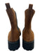 freda salvador Shoe Size 9 Brown & Black Leather Upper Suede Studded Boots Brown & Black / 9
