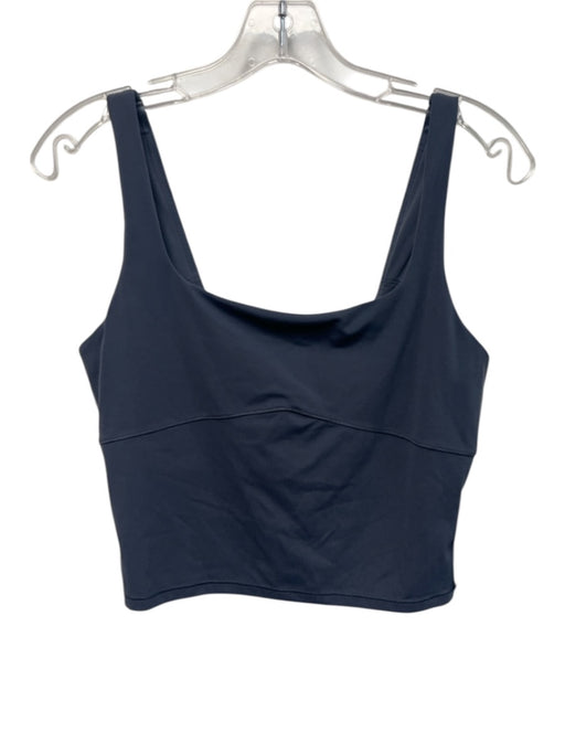 Vuori Size Medium Slate Blue Sleeveless Cropped Sports Bra Athleisure Top Slate Blue / Medium