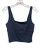 Vuori Size Medium Slate Blue Sleeveless Cropped Sports Bra Athleisure Top Slate Blue / Medium