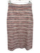 La maille sezane Size Large Pink & Purple Print Viscose Blend Knit Skirt Pink & Purple Print / Large