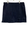 Maeve Size Large Dark Wash Cotton Blend High Rise Panther Side Slit Skirt Dark Wash / Large