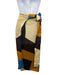 Editions Size 40 Blue, Brown, Orange & Purple Viscose Abstract Print Midi Skirt Blue, Brown, Orange & Purple / 40
