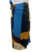 Editions Size 40 Blue, Brown, Orange & Purple Viscose Abstract Print Midi Skirt Blue, Brown, Orange & Purple / 40