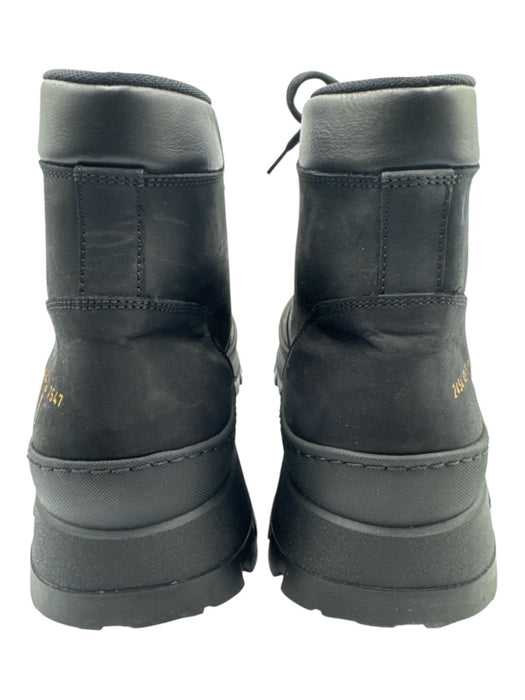Common Projects Shoe Size 43 Black Leather Solid Boot Men's Shoes Black / 43