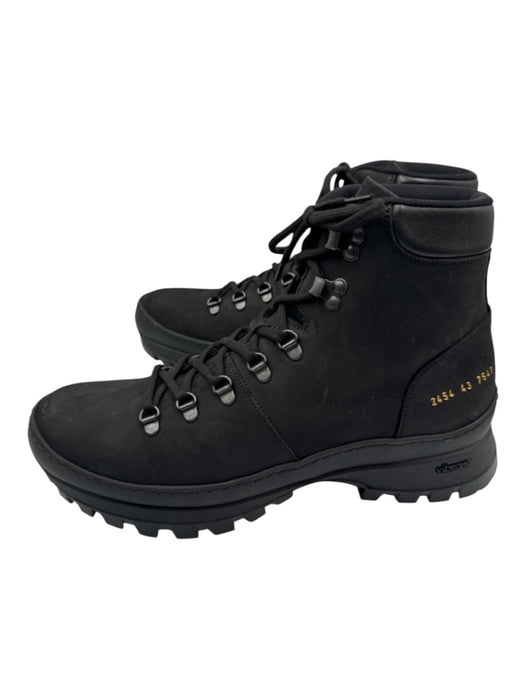 Common Projects Shoe Size 43 Black Leather Solid Boot Men's Shoes Black / 43