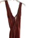 Nigel Preston x Free People Size 2 Brown Viscose Nylon Lace Trim Wrap Dress Brown / 2