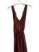 Nigel Preston x Free People Size 2 Brown Viscose Nylon Lace Trim Wrap Dress Brown / 2