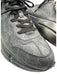 Gucci Shoe Size 12 Box Incl Black & Gray Leather Monogram Men's Shoes Black & Gray / 12