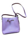 Kate Spade Purple Leather Drawstring bucket Crossbody Bag Purple / S