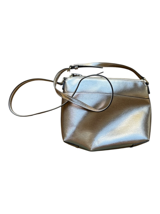 Kate Spade Rose Gold Leather Metallic Zip Close Crossbody Bag Rose Gold / S