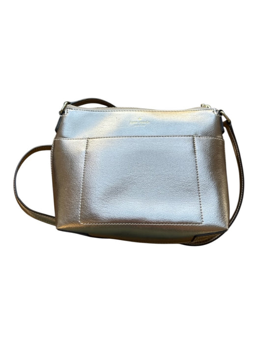 Kate Spade Rose Gold Leather Metallic Zip Close Crossbody Bag Rose Gold / S