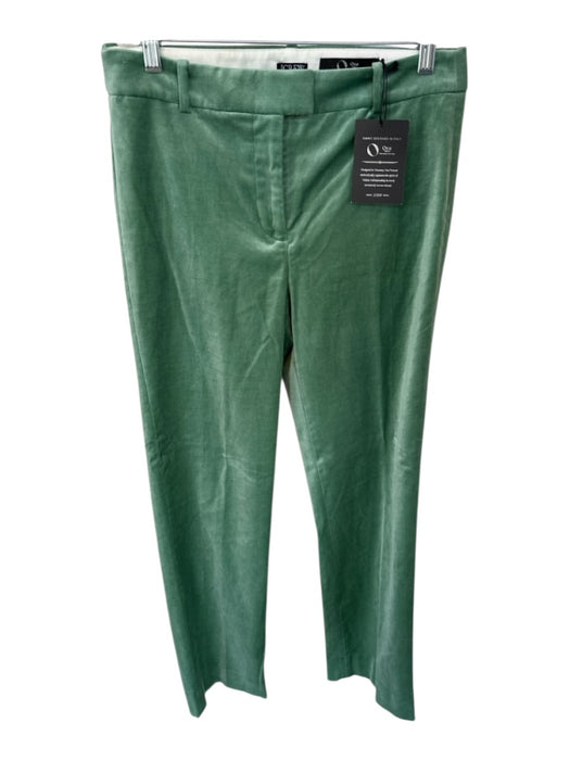 J. Crew Size 4 Sage green Velvet High Waist Straight Leg Trouser Pants Sage green / 4