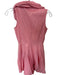 Samuel Dong Size XS Baby Pink Polyester Blend Sleeveless Ruffle Collar Dress Baby Pink / XS