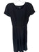 J Crew Size 0 Black Polyester Cap Sleeve Open Back Wide Leg Jumper Black / 0