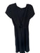J Crew Size 0 Black Polyester Cap Sleeve Open Back Wide Leg Jumper Black / 0