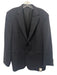 Boss Black & Gray Wool Plaid 2 Button Men's Blazer Black & Gray / 40R