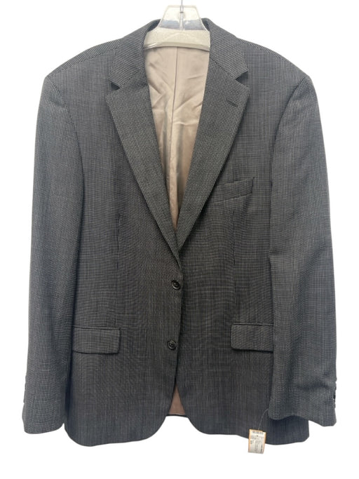 Boss Black & White Viscose All Over Print 2 Button Men's Blazer Black & White / 40R