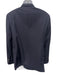 Sand Like New Navy Blue Wool Blend Micro 2 Button Men's Blazer Navy Blue / 40R