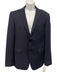 Sand Like New Navy Blue Wool Blend Micro 2 Button Men's Blazer Navy Blue / 40R