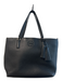 Tory Burch Black Leather 2 Handles Gold Hardware Tassel Bag Black / M
