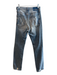 Mother Superior Size 26 Blue Cotton High Waist Straight Across Zip Fly Jeans Blue / 26