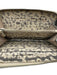 Versace Collection Grey Leather Snake Embossed Zip Close Wallets Grey