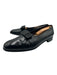 Salvatore Ferragamo Shoe Size 12 Black Leather Solid Bow Detail Men's Shoes Black / 12