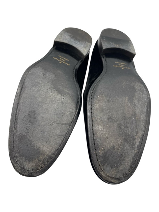 Louis Vuitton Shoe Size 10.5 AS IS Black Suede Solid Loafer Men's Shoes Black / 10.5