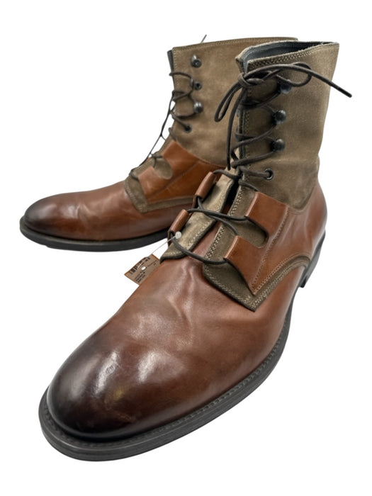 To Boot New York Shoe Size 12 Brown Leather Solid High Top Men's Shoes Brown / 12