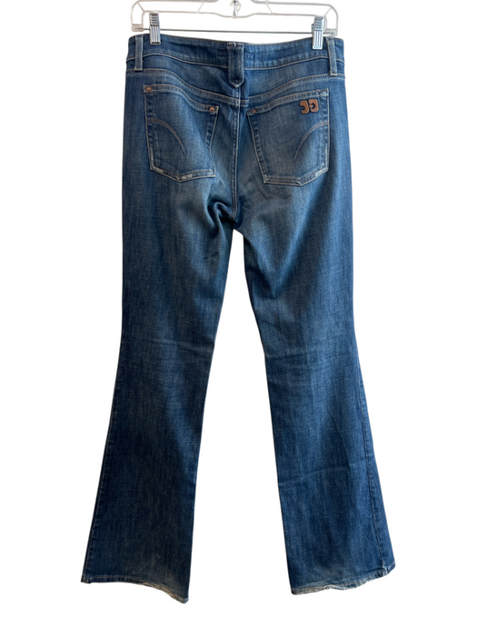 Joes Size 30 Medium Wash Cotton Mid Rise Zip Fly 5 Pocket Wide Leg Jeans Medium Wash / 30