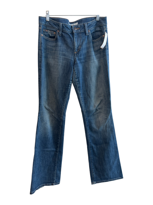 Joes Size 30 Medium Wash Cotton Mid Rise Zip Fly 5 Pocket Wide Leg Jeans Medium Wash / 30