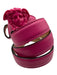 Versace Hot pink Leather Medusa Peg Buckle Belts Hot pink / 32