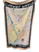 Chanel Pink Blue & Multi No Fabric Tag Logo Road Map print Scarf scarf Pink Blue & Multi / L