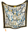 Gucci Blue & Yellow Multi Print Silk Gucci Print Square scarf Blue & Yellow Multi Print / M
