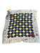 Ralph Lauren Blue & Multi Silk Square Argyle Golf Scene scarf Blue & Multi / Large