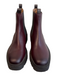 Sam Edelman Shoe Size 9 Dark Burgundy Leather Squarish Toe Above Ankle Booties Dark Burgundy / 9