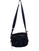 MZ Wallace Navy Nylon Gold hardware Shoulder & Crossbody Straps Zippers Bag Navy / Small