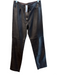 Escada Sport Size 40 Chocolate Lambskin Zip Fly Top Pockets Seam Detail Pants Chocolate / 40