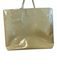 Prada Yellow Patent Leather Double Strap Tote Interior Zip Pocket Bag Yellow / Large