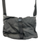Gucci Black Nylon Adjustable Strap Click Closure Strap Flap Bag Black / Vintage