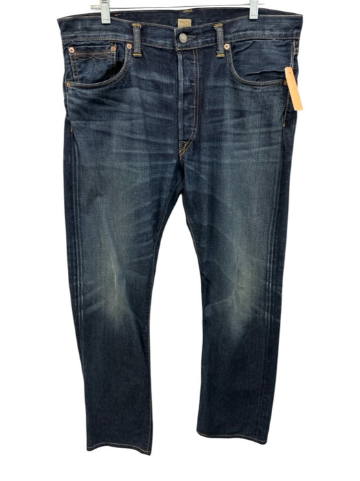 Polo Size 36 medium dark wash Cotton Washed Jean Men's Pants medium dark wash / 36