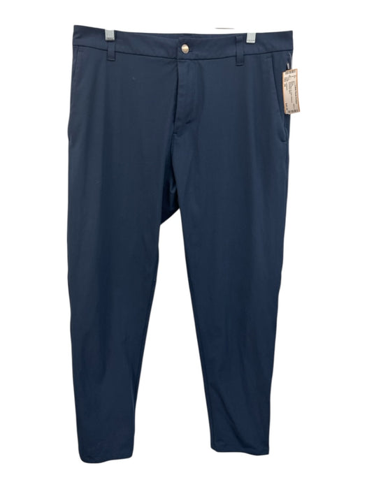 Lululemon Size 34 Navy Blue Solid Athleisure Men's Pants Navy Blue / 34