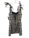 Alice + Olivia Size 4 Cream, Black, Red Print Cotton & Polyester Mini Dress Cream, Black, Red Print / 4