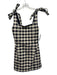 Alice + Olivia Size 4 Cream, Black, Red Print Cotton & Polyester Mini Dress Cream, Black, Red Print / 4