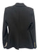 Veronica Beard Size 0 Black Polyester Blend Long Sleeve Double Breast Jacket Black / 0