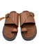 Vince Camuto Shoe Size 7.5 Brown & Black Leather Studded Mule Toe Strap Sandals Brown & Black / 7.5