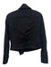 Massimo Dutti Size 40 Black Wool & Polyamide Double Breast Collar Jacket Black / 40