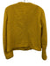 Massimo Dutti Size 8 Mustard Yellow Viscose Tweed Zip Up Long Sleeve Jacket Mustard Yellow / 8