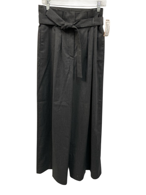 Piazza Sempione Size 44 Gray Polyester & Virgin Wool Metallic Thread Pants Gray / 44