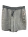 Lululemon Size Est M Gray Cotton Blend Textured Athletic Men's Shorts Gray / Est M
